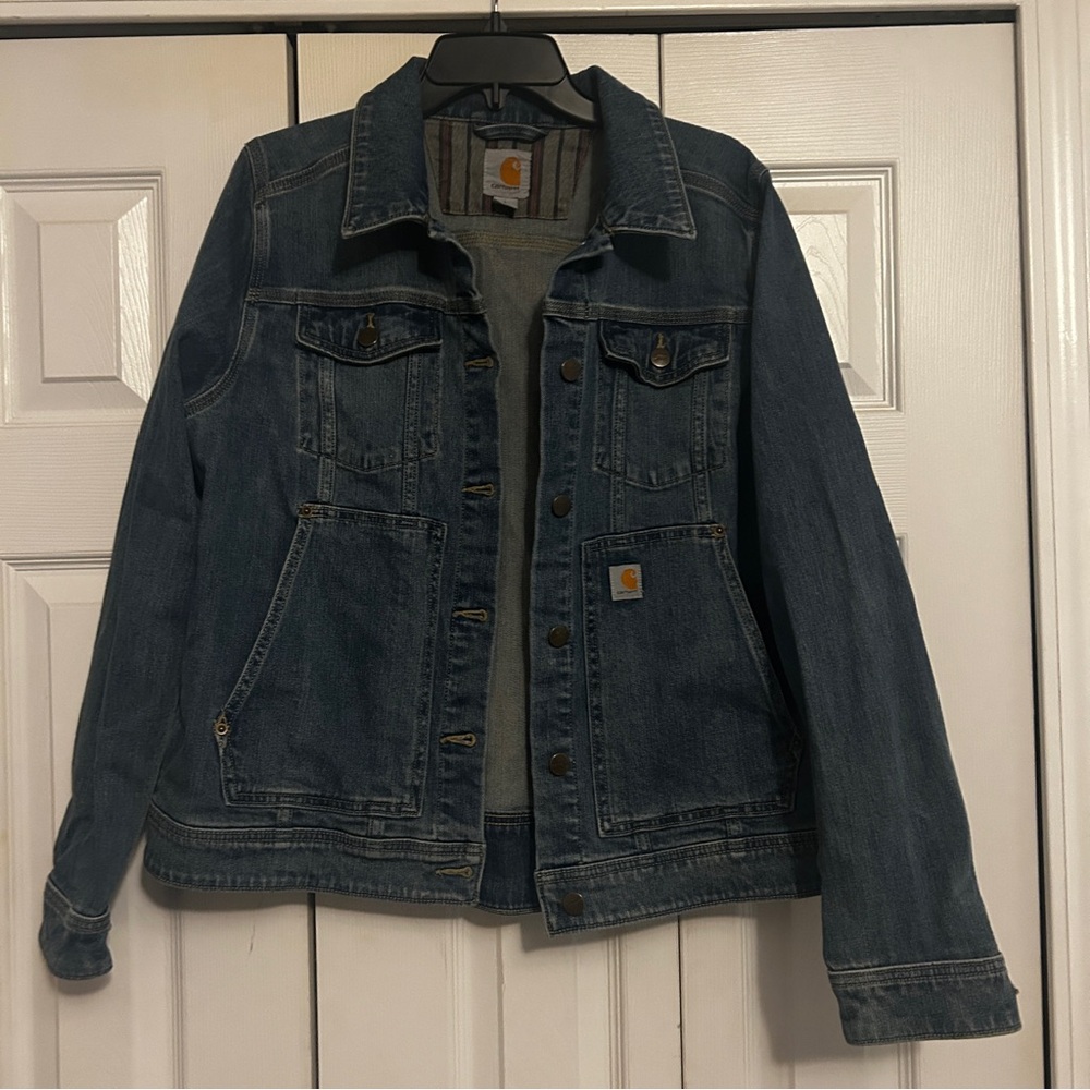 Carhartt Blue Jean Jacket - Picture 5 of 12